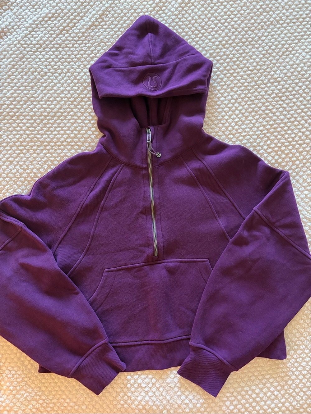 lululemon deep plum pullover hoodie